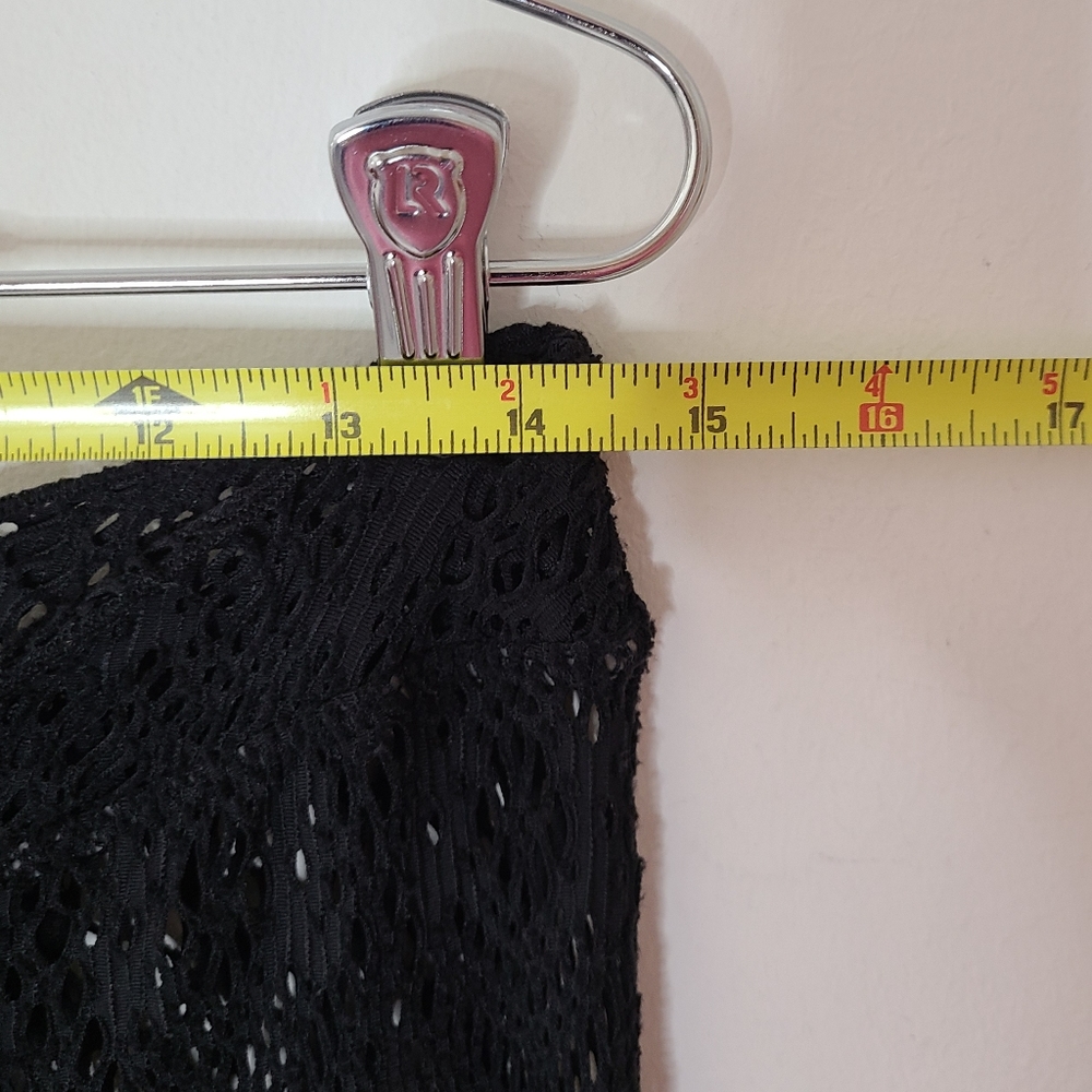 Becca Black Amore Lace Swim Cover-Up Palazzo Pants Sz S/M - Picture 9 of 10